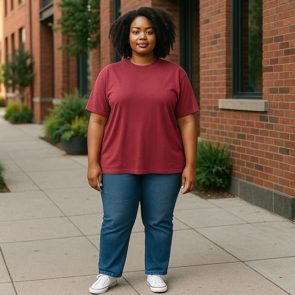 Women's Burgundy T-Shirt